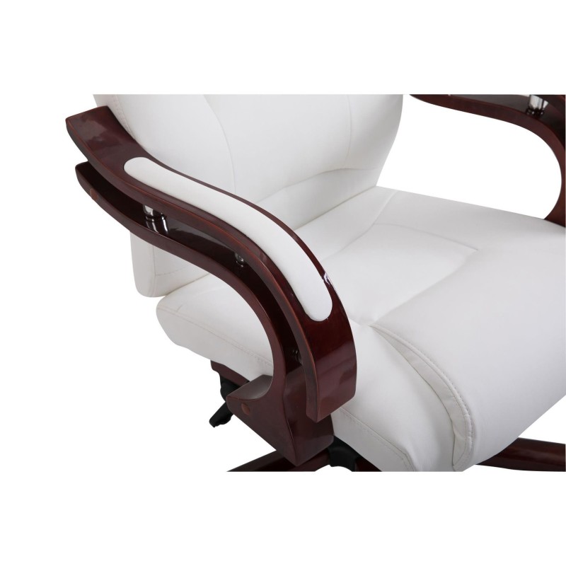 Sillón de oficina LIVERPOOL, gran acolchado en negro