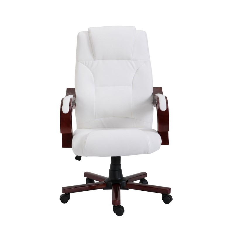 Sillón de oficina LIVERPOOL, gran acolchado en negro