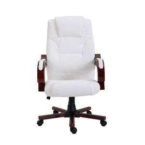 Sillón de oficina LIVERPOOL, gran acolchado en negro