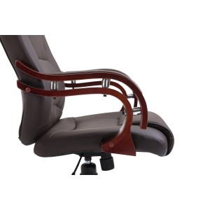 Sillón de oficina LIVERPOOL, gran acolchado en negro