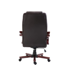 Sillón de oficina LIVERPOOL, gran acolchado en negro