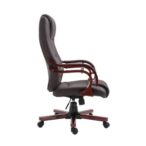 Sillón de oficina LIVERPOOL, gran acolchado en negro