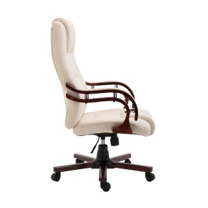 Sillón de oficina LIVERPOOL, gran acolchado en negro