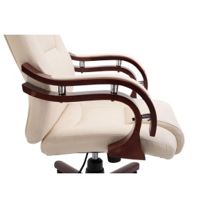 Sillón de oficina LIVERPOOL, gran acolchado en negro