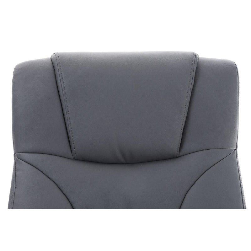 Sillón de oficina LIVERPOOL, gran acolchado en negro