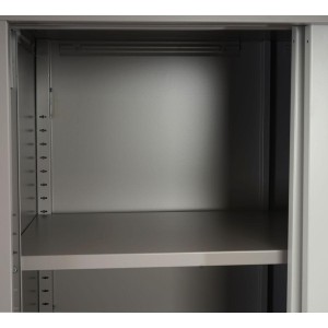 Armario archivador OLSEN PUERTAS CORREDERAS, gran capacidad y máxima robustez, color gris