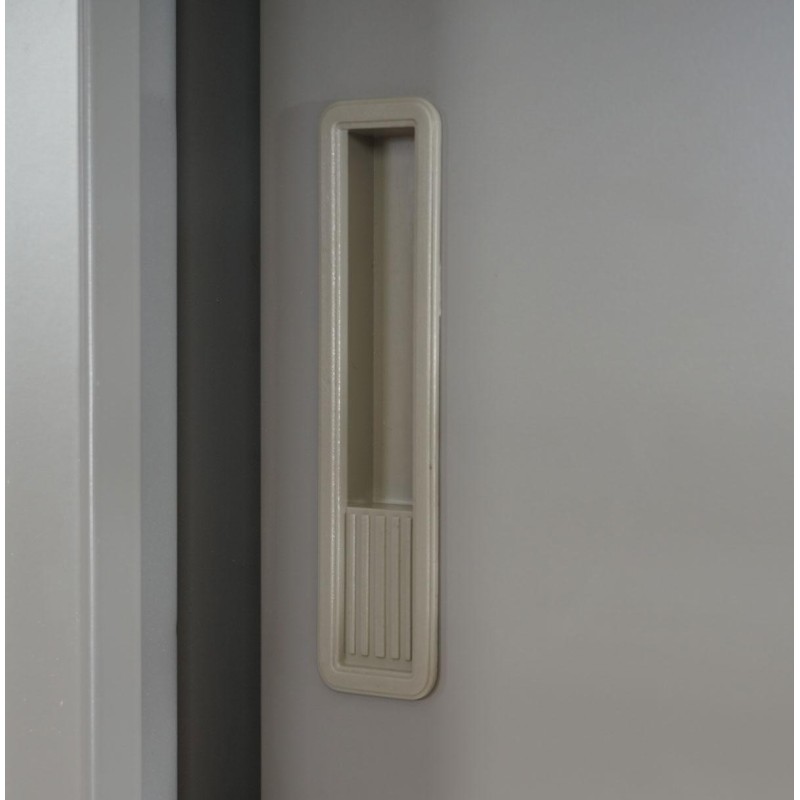 Armario archivador OLSEN PUERTAS CORREDERAS, gran capacidad y máxima robustez, color gris