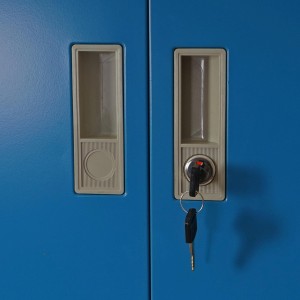 Armario archivador OLSEN 4 PUERTAS 2 CAJONES, gran capacidad y máxima robustez, color azul