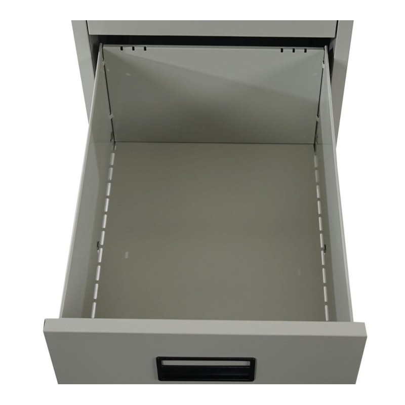 Archivador EDWIN 2 CAJONES, gran capacidad de almacenaje, en chapa de acero, color gris