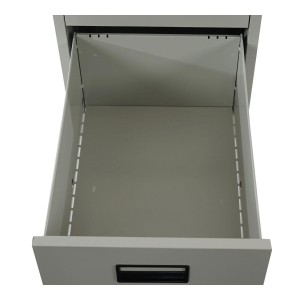 Archivador EDWIN 2 CAJONES, gran capacidad de almacenaje, en chapa de acero, color gris