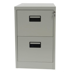 Archivador EDWIN 2 CAJONES, gran capacidad de almacenaje, en chapa de acero, color gris