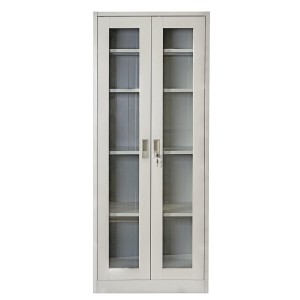 Armario archivador HALVAR 2 PUERTAS, gran capacidad y máxima robustez, color gris claro