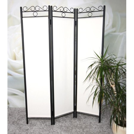 Biombo KARITA, 176x125cm, estructura metálica y tapizado de tela 2
