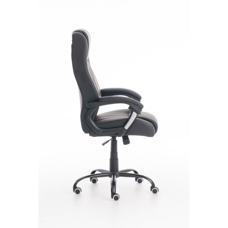 Sillón de oficina CONDOR, muy robusta, gran acolchado en negro