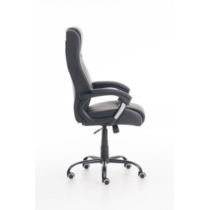 Sillón de oficina CONDOR, muy robusta, gran acolchado en negro