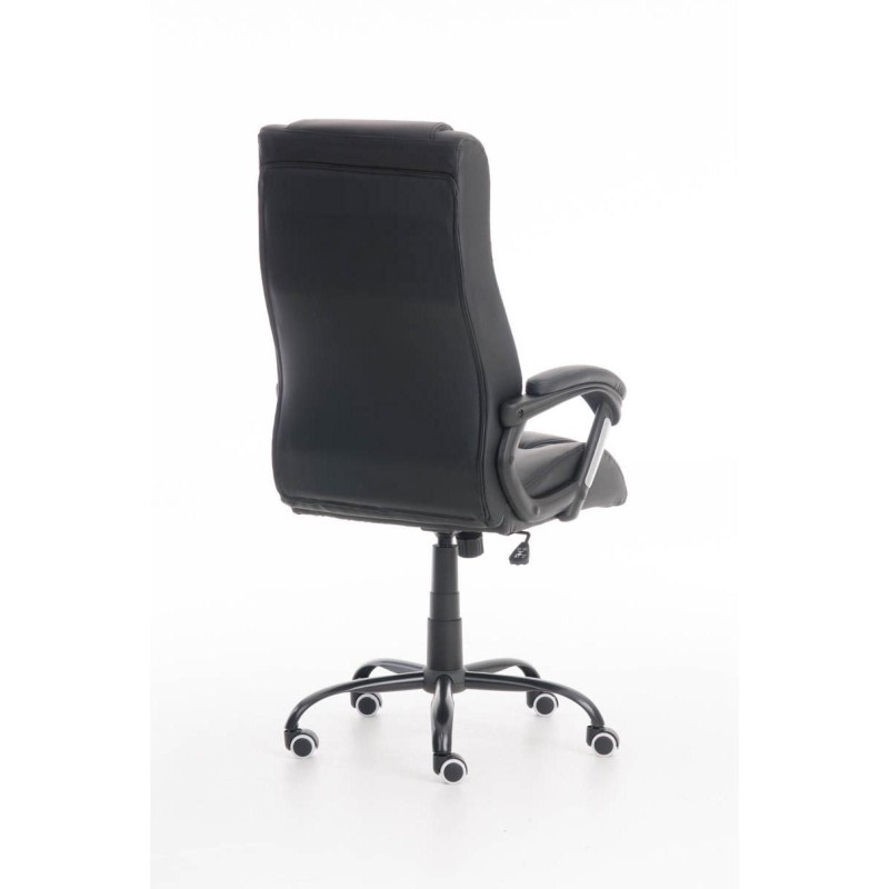 Sillón de oficina CONDOR, muy robusta, gran acolchado en negro