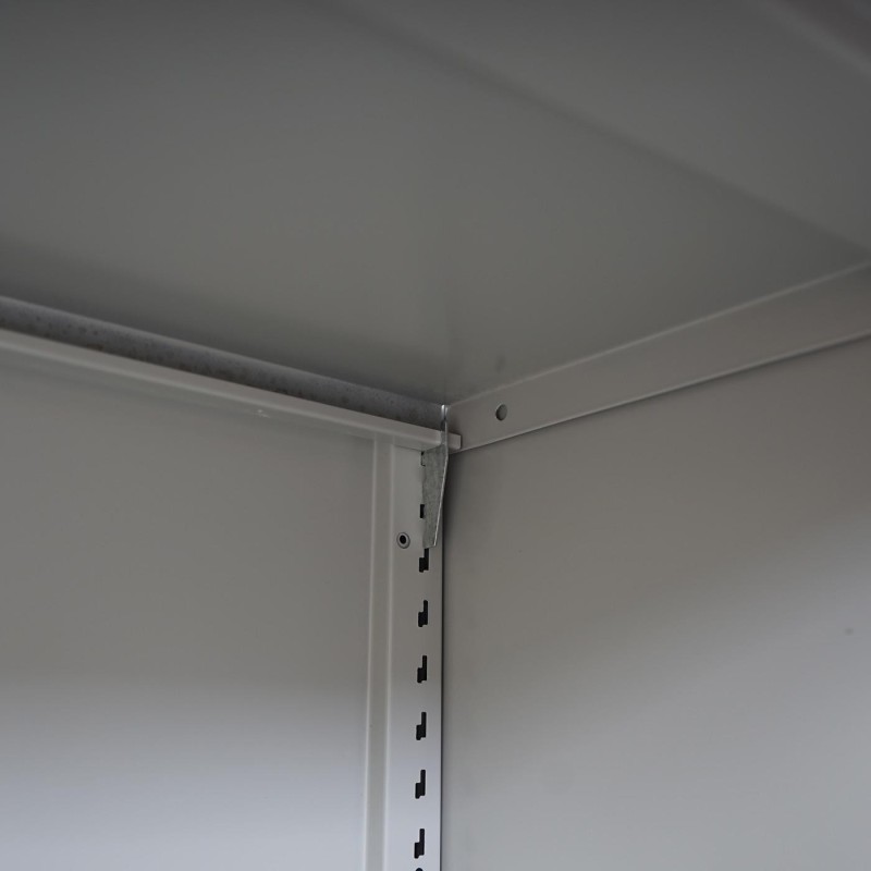 Armario archivador JACOB, muy robusto y práctico, color gris