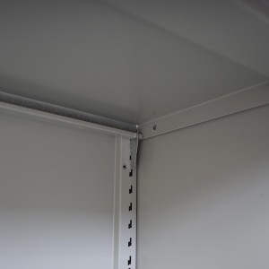 Armario archivador JACOB, muy robusto y práctico, color gris