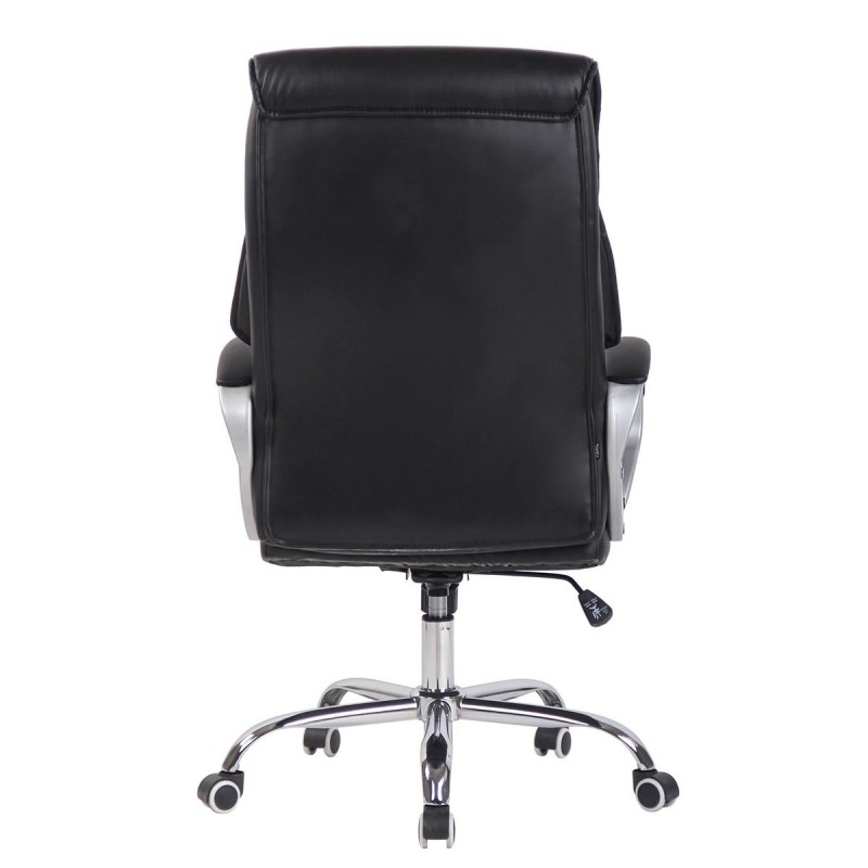 Sillón de oficina KIMI, gran respaldo acolchado en Negro