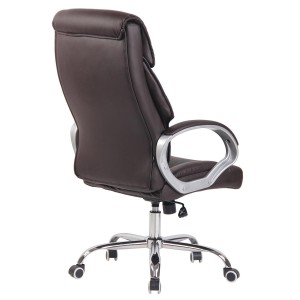 Sillón de oficina KIMI, gran respaldo acolchado en Negro