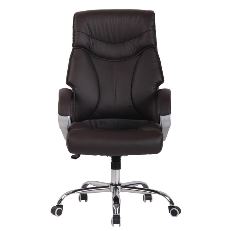 Sillón de oficina KIMI, gran respaldo acolchado en Negro