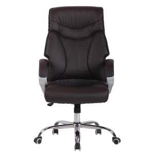 Sillón de oficina KIMI, gran respaldo acolchado en Negro