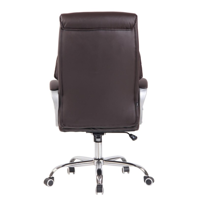 Sillón de oficina KIMI, gran respaldo acolchado en Negro