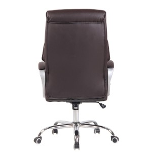 Sillón de oficina KIMI, gran respaldo acolchado en Negro