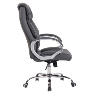 Sillón de oficina KIMI, gran respaldo acolchado en Negro