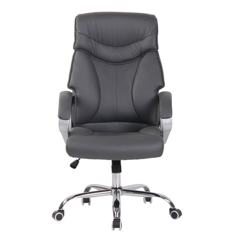 Sillón de oficina KIMI, gran respaldo acolchado en Negro