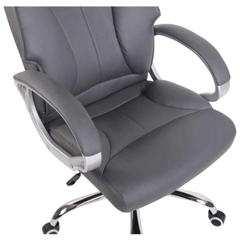 Sillón de oficina KIMI, gran respaldo acolchado en Negro