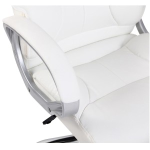 Sillón de oficina KIMI, gran respaldo acolchado en Negro