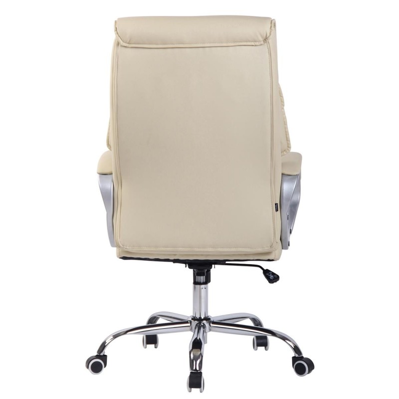 Sillón de oficina KIMI, gran respaldo acolchado en Negro