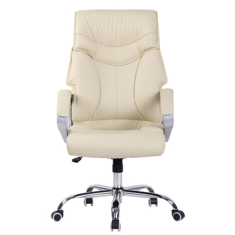 Sillón de oficina KIMI, gran respaldo acolchado en Negro