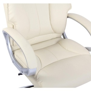 Sillón de oficina KIMI, gran respaldo acolchado en Negro