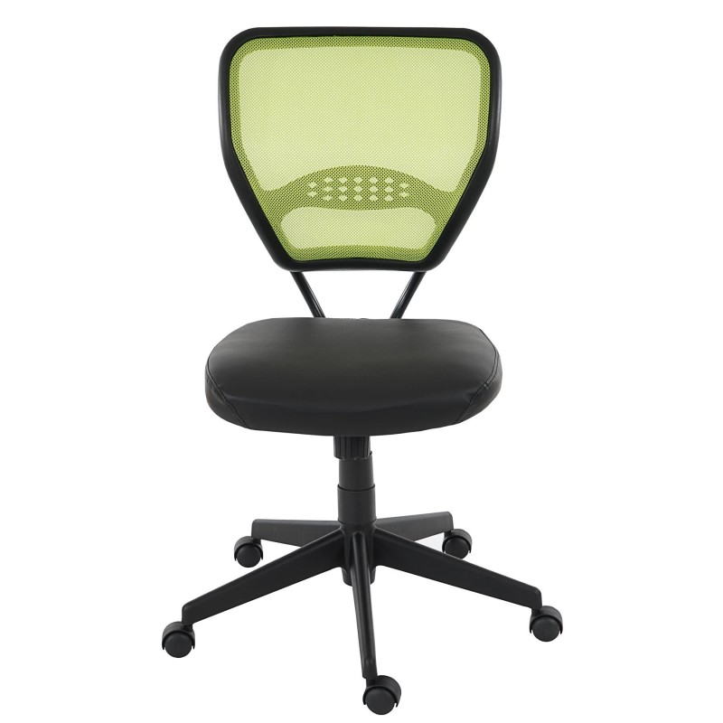 Silla de oficina XXL TENOYA BASE gran acolchado, en malla negra