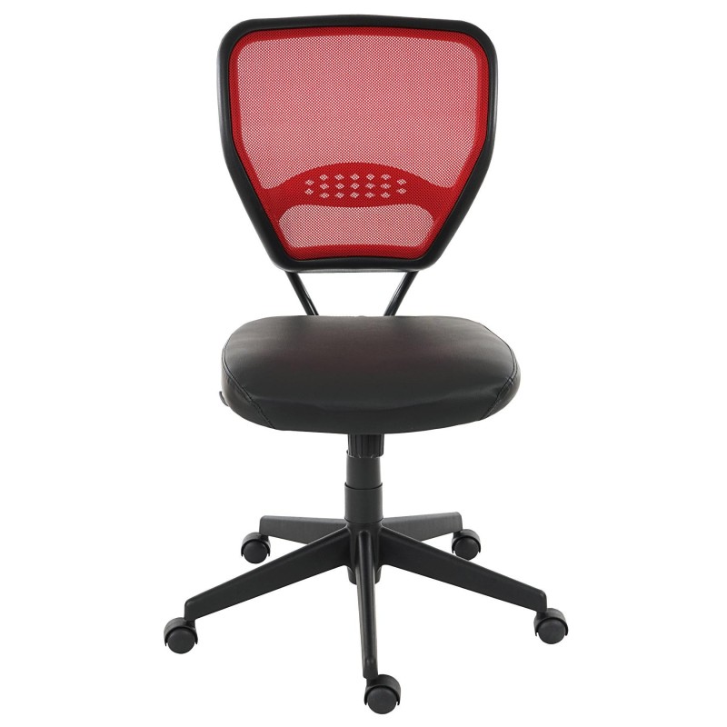Silla de oficina XXL TENOYA BASE gran acolchado, en malla negra