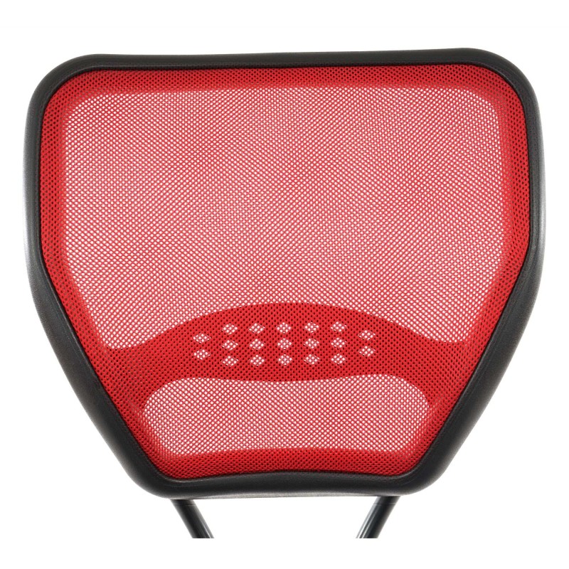 Silla de oficina XXL TENOYA BASE gran acolchado, en malla negra