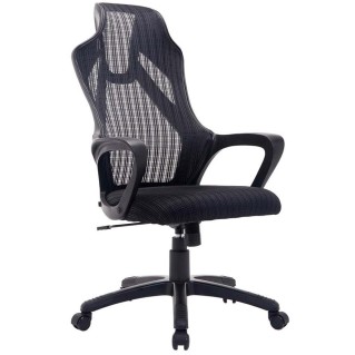 Silla de ordenador / gaming YUCATAN en color negro