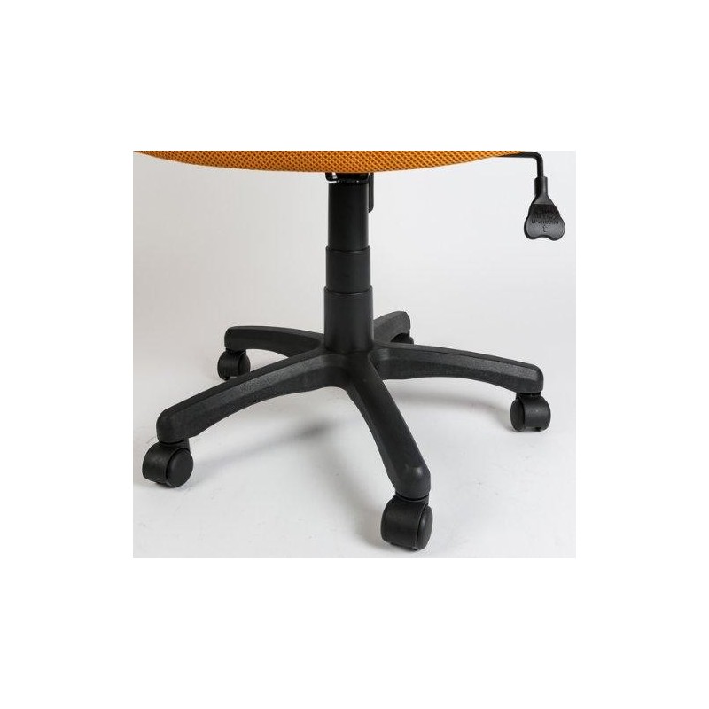 Silla de oficina VISTO JUNIOR diseño juvenil, asiento acolchado, en rojo