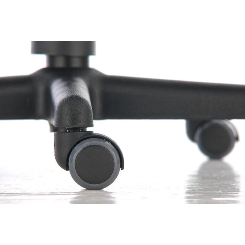 Silla de oficina VISTO JUNIOR diseño juvenil, asiento acolchado, en rojo