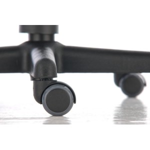 Silla de oficina VISTO JUNIOR diseño juvenil, asiento acolchado, en rojo