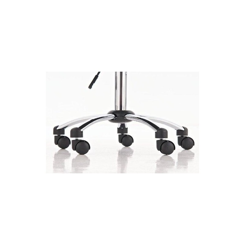 Silla de Diseño VIENA, acolchado, estructura metálica, en piel negro