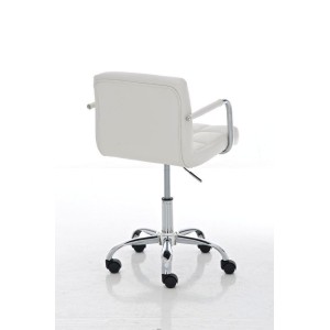 Taburete de Bar o Cocina CRETA,, en piel negro