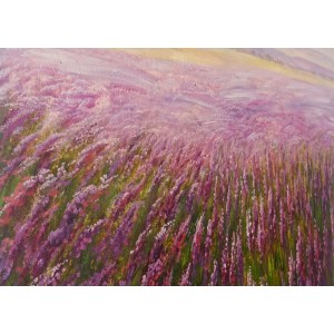 Cuadro CAMPO 80x100x3,5 cm, pintado a mano al óleo