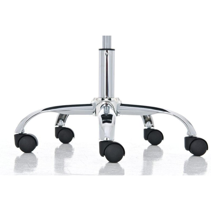 Taburete de Bar o Cocina CRETA,, en piel negro