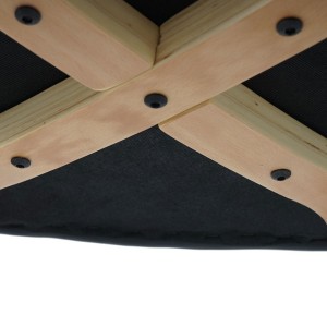 Lote 2 sillas confidente DUSTY, cuidado diseño con patas en madera de haya, en piel negra