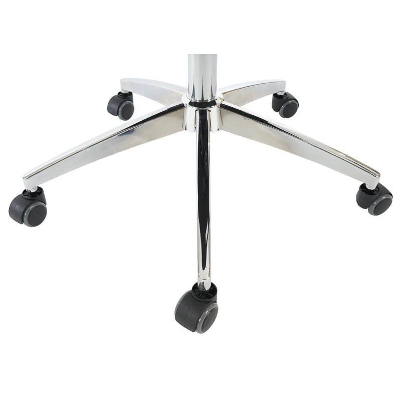 Silla Ergonómica ZELIA, soporte lumbar acolchado, base de metal, en negro