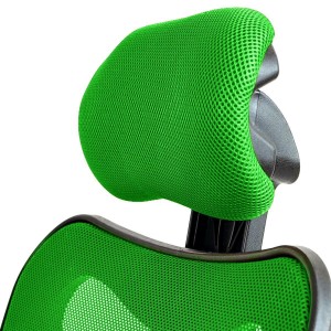 Silla Ergonómica ZELIA, soporte lumbar acolchado, base de metal, en negro