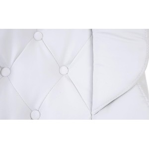 Sillón de oficina DIONE, máximo confort con grueso acolchado, en piel negra